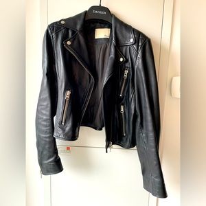 Wilfred free leather Moto jacket